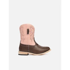 Western Boots Baxter Childrens Light Pink & Brown Junior -King Breyer Shop 20372842 4