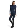 Baselayer Ariat Ascent Long Sleeve Navy Ladies -King Breyer Shop Ariat Ascent Long Sleeve Baselayer Navy Ladies