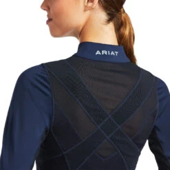 Baselayer Ariat Ascent Long Sleeve Navy Ladies -King Breyer Shop Ariat Ascent Long Sleeve Baselayer Navy Ladies 5