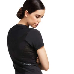Baselayer Ariat Ascent Short Sleeve Black Ladies -King Breyer Shop Ariat Ascent Short Sleeve Baselayer Black Ladies 4 ff3e86cf 9ad7 40d9 8d58 f262f6f6fa85