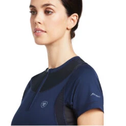 Baselayer Ariat Ascent Short Sleeve Navy Ladies -King Breyer Shop Ariat Ascent Short Sleeve Baselayer Navy Ladies 3 45e22805 9208 440d bc22 0619835dca01