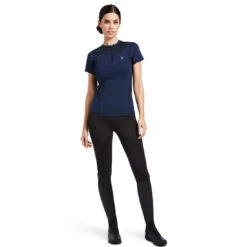 Baselayer Ariat Ascent Short Sleeve Navy Ladies -King Breyer Shop Ariat Ascent Short Sleeve Baselayer Navy Ladies 4 80f77c60 0ef4 445d 9229 f5eabb6336d8
