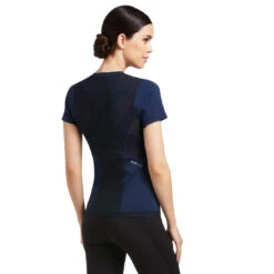 Baselayer Ariat Ascent Short Sleeve Navy Ladies -King Breyer Shop Ariat Ascent Short Sleeve Baselayer Navy Ladies 5 d73fe081 ad03 4c8c 90da 757500b8466b