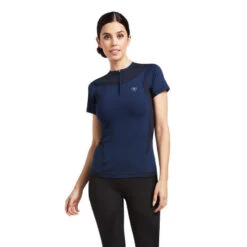 Baselayer Ariat Ascent Short Sleeve Navy Ladies -King Breyer Shop Ariat Ascent Short Sleeve Baselayer Navy Ladies 6 ac870624 991f 452c 9594 6396cd709a42