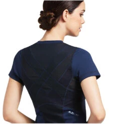 Baselayer Ariat Ascent Short Sleeve Navy Ladies