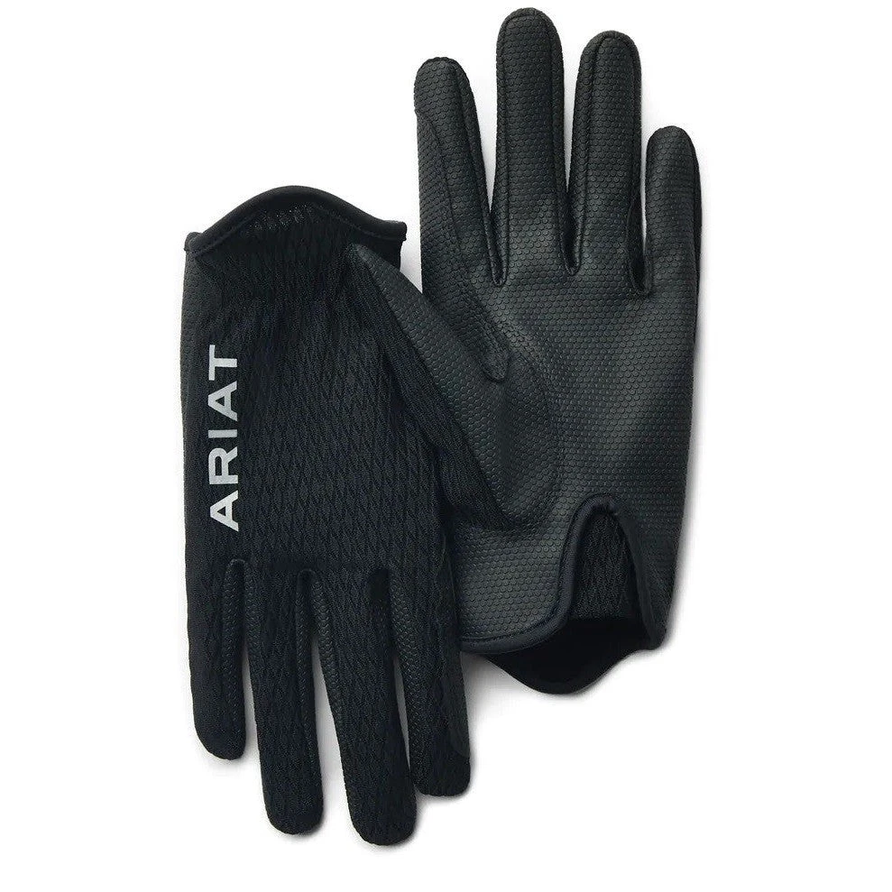 Gloves Ariat Cool Grip Black Uni 3 Gloves Ariat Cool Grip Black Uni