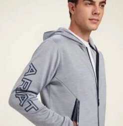 Hoodie Ariat Byron Full Zip Sp22 Heather Grey Mens -King Breyer Shop Ariat Hoodie Byron Full Zip Sp22 Heather Grey Mens 4 7d7d5d41 3190 4d7f b1c7 ba1c7956d7b9