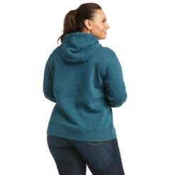 Hoodie Ariat Real Arm Logo Teal W22 Ladies -King Breyer Shop Ariat Hoodie Real Arm Logo Teal W22 Ladies 5 216f10df 69b0 44a5 a426 065085a2e1c0