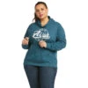 Hoodie Ariat Real Arm Logo Teal W22 Ladies -King Breyer Shop Ariat Hoodie Real Arm Logo Teal W22 Ladies 2a86b633 ca2d 4ef4 9641 d2b4574f40a1