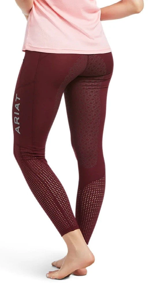 Tights Ariat Eos Full Seat Zinfandel Bit Print Emboss Sp22 Ladies 7 Tights Ariat Eos Full Seat Zinfandel Bit Print Emboss Sp22 Ladies - Image 5