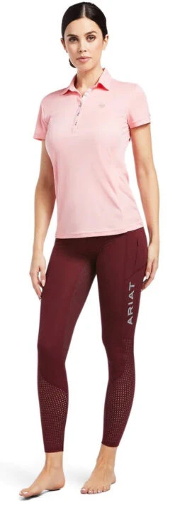 Tights Ariat Eos Full Seat Zinfandel Bit Print Emboss Sp22 Ladies