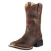 Western Boots Ariat Sport Wide Square Toe Distressed Brown Mens -King Breyer Shop Ariat Western Boots Sport Wide Square Toe Distressed Brown Mens