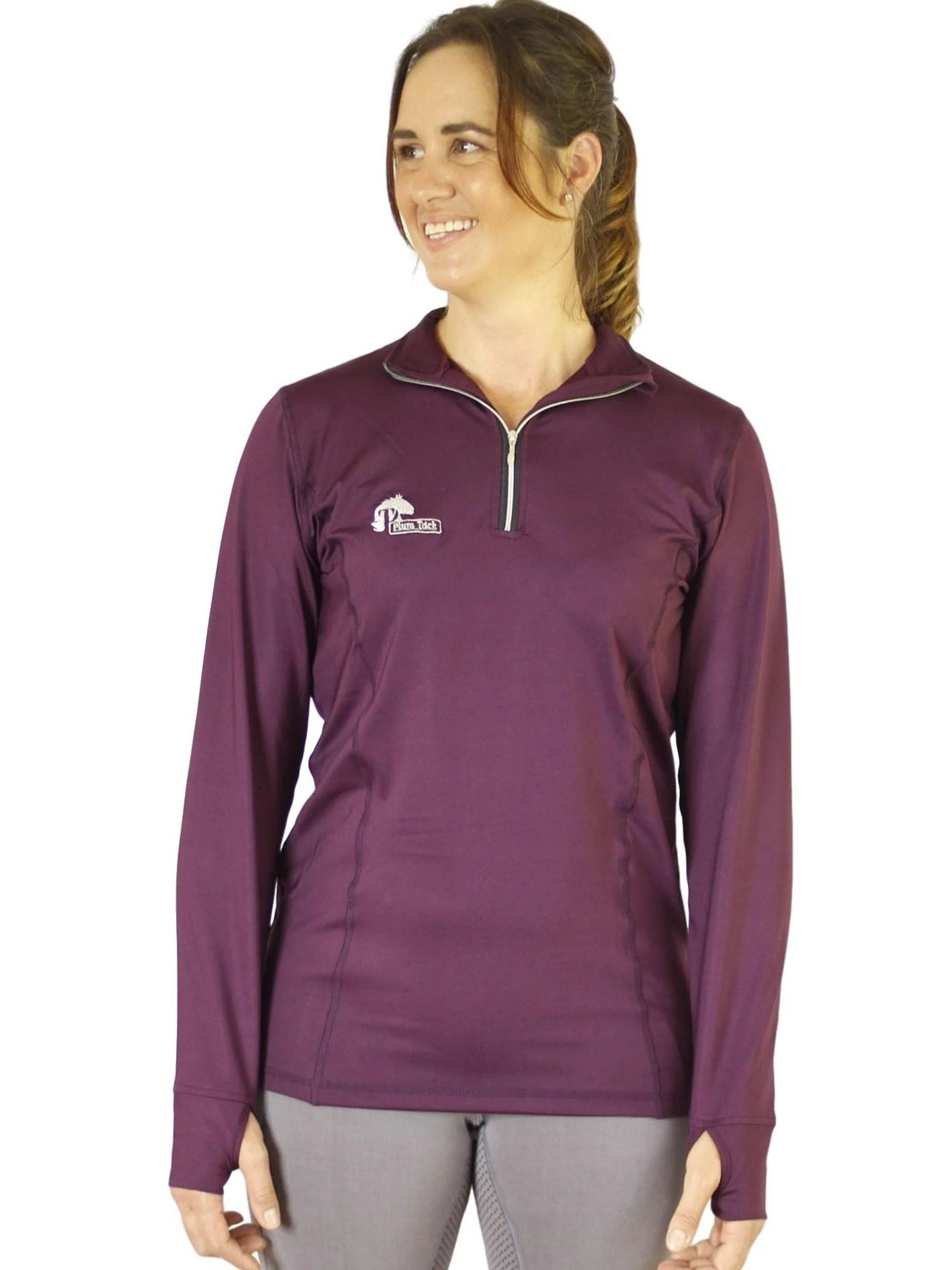 Long Sleeve Base Layer Tops In Wine - Final Run Outlast Sizes 3 Long Sleeve Base Layer Tops In Wine - Final Run Outlast Sizes