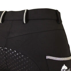 Black Bamboo Breaches With Phone Pocket And Some BLING -King Breyer Shop BlackBamboobreecheswithblingphonepockets3 b4b87999 97e8 40bd acb5 5508ce553f21