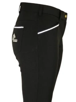 CoolMax Black Breeches In Sizes 6 To 28 - No Silicone -King Breyer Shop Black summer breeches Plum Tack