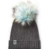 Mochara Cotton Beanie -King Breyer Shop Charcoalwithbluepompom 1000x b472fbaa cf5f 42bd 9720 d2eadd044879