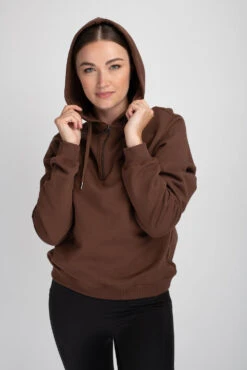 Mochara Half Zip Hoodie 13 Mochara Half Zip Hoodie -King Breyer Shop Chocolatehoodie3 1000x f2878d80 98be 4feb a068 c8e0b5e8a037