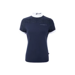 Cavallo DALIA Short Sleeve Competition Shirt -King Breyer Shop Dalia blue front