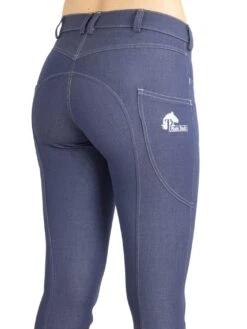 Denim Breeches With Phone Pocket And NO Silicone -King Breyer Shop Denim breeches back view e3636259 1420 4c56 8370 92e6724c4b34