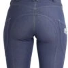 Denim Breeches With Phone Pocket And NO Silicone