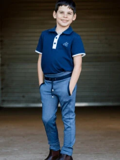 Jodhpurs Earlwood Tracky Navy Childs -King Breyer Shop Earlwood Tracky Jodhpurs Navy Childs 5