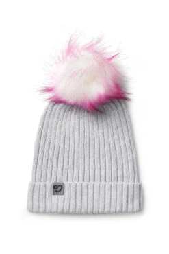 Mochara Cotton Beanie -King Breyer Shop Heatherwithpinkwhitepompom 1000x 88c3d2b8 46b5 4be3 b186 89cb541db32e