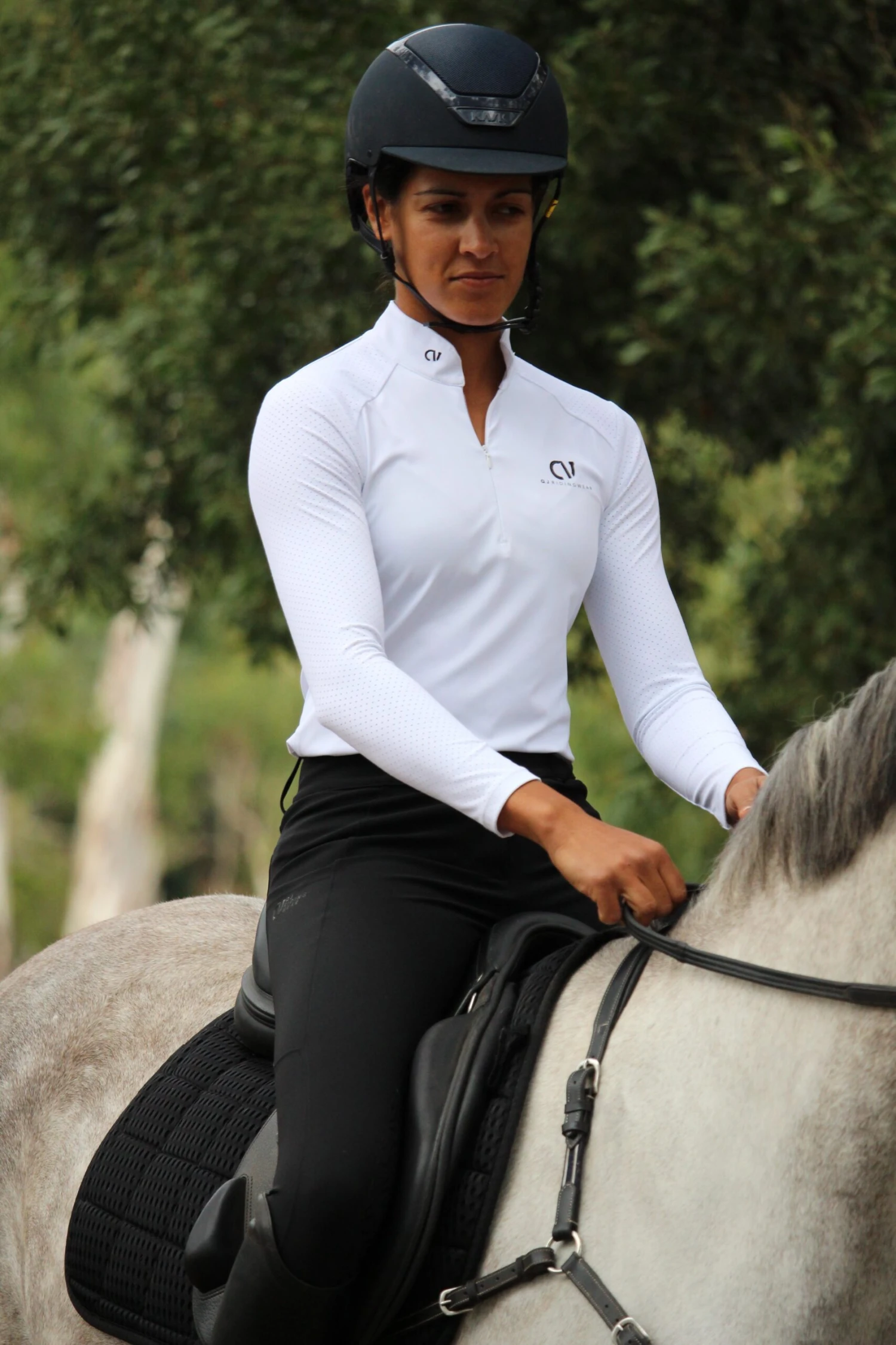 Long Sleeve Show Shirt By QJ Riding Wear 3 Long Sleeve Show Shirt By QJ Riding Wear