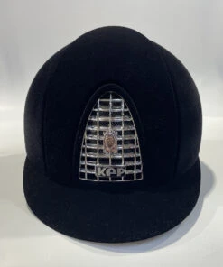Helmet Kep Cromo Velvet Black Black Grid