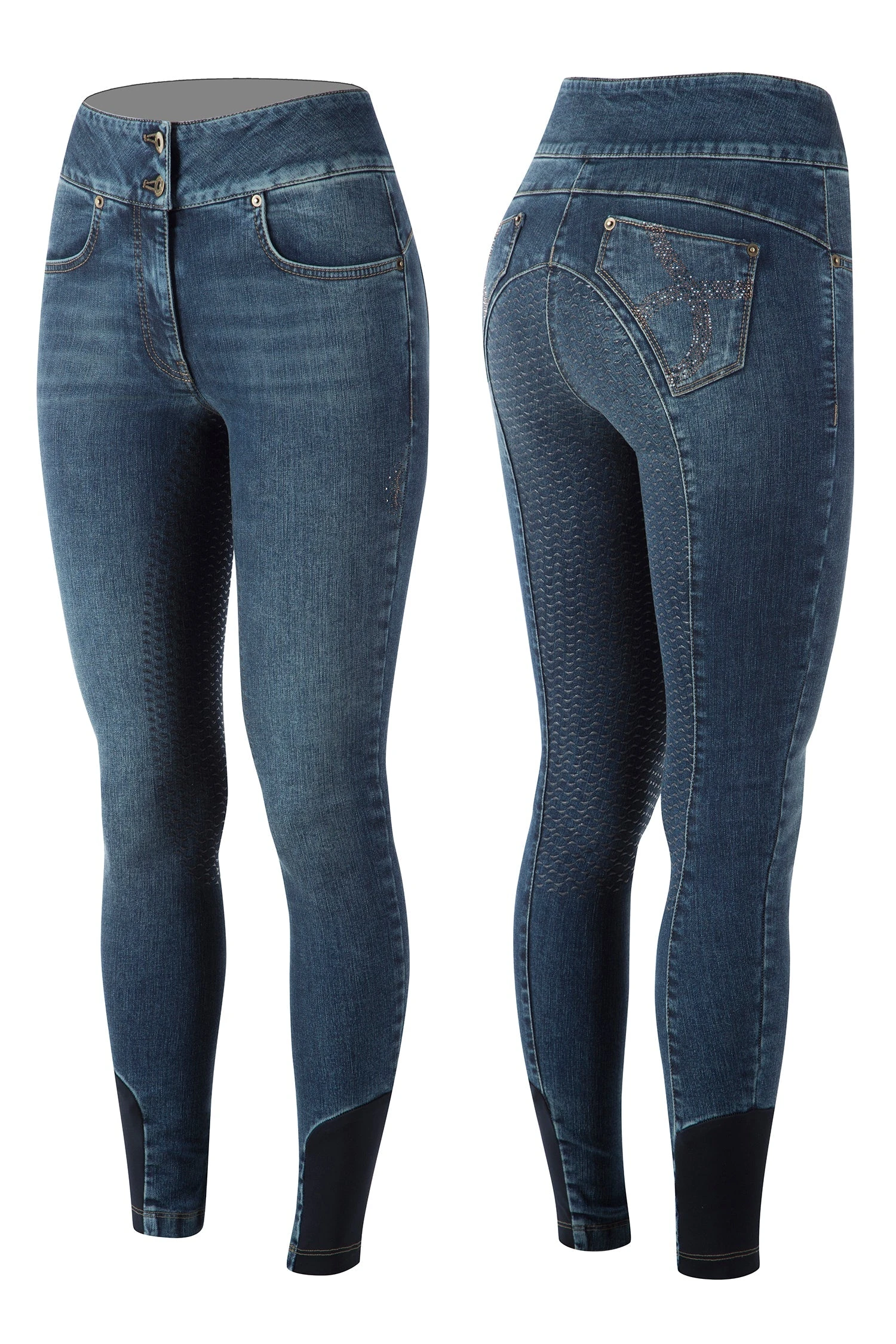 Animo Nasso Ladies Demin Breeches Full Seat 3 Animo Nasso Ladies Demin Breeches Full Seat