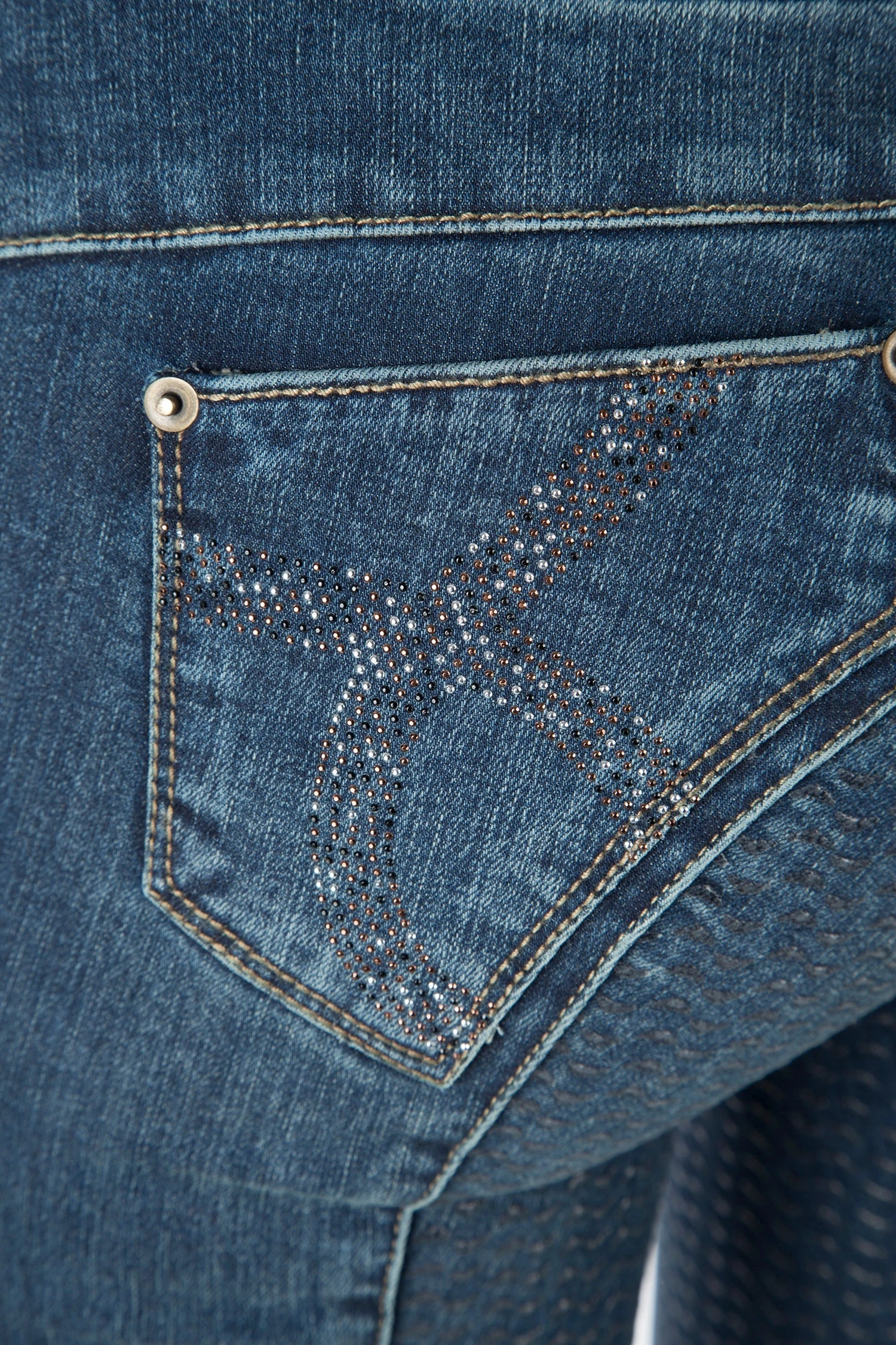 Animo Nasso Ladies Demin Breeches Full Seat 4 Animo Nasso Ladies Demin Breeches Full Seat - Image 2