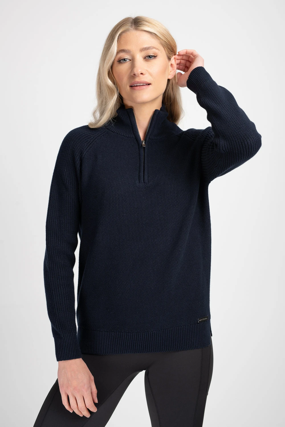 Mochara Cotton Half Zip Jumper 3 Mochara Cotton Half Zip Jumper