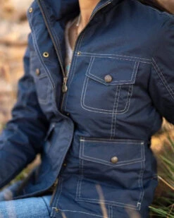 Outback Blue Ridge Jacket Navy -King Breyer Shop Outback Blue Ridge Jacket Navy 12