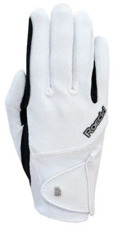 Gloves Roeckl Milano White & Black