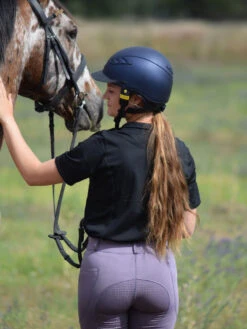 Ladies Cool Summer Riding Tops In Black- Short Sleeve -King Breyer Shop Shortsleeveridingtopback 712e15af a00e 4f01 95b6 4f82caad7c6b
