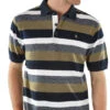 Polo Top Thomas Cook Macquarie Short Sleeve Tan & Navy Mens -King Breyer Shop Thomas Cook Macquarie Short Sleeve Polo Tan Navy Mens