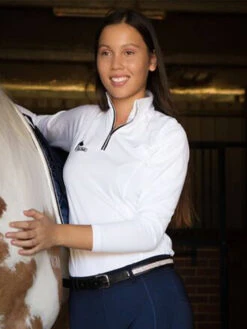 Ladies Cool Summer Riding Tops In White - Long Sleeve -King Breyer Shop Whitelongsleevehorseridingtop e3c6a935 e0fc 4e81 a418 f29d28266b45