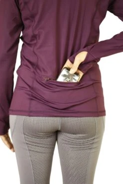 Long Sleeve Base Layer Tops In Wine - Final Run Outlast Sizes 14 Long Sleeve Base Layer Tops In Wine - Final Run Outlast Sizes -King Breyer Shop Winebaselayerridingtopbackphonepocket 1a6575f3 307f 4331 b1fd 8f5404830976