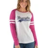 Tee Shirt Wrangler Emin Long Sleeve Raglan Sp22 White & Berry Ladies