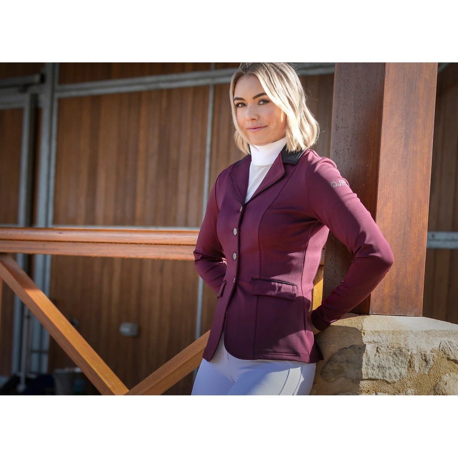Amelia Show Shirt By QJ Riding Wear - SALE 6 Amelia Show Shirt By QJ Riding Wear - SALE - Image 4