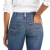 Ariat Women's Real Mid Rise Stackable Straight Leg Jean -King Breyer Shop ariat womens real mid rise stackable straight leg jean trailrace equestrian outfitters