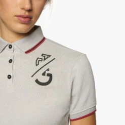 Cavalleria Toscana CT Team Pique Training Polo 10 Cavalleria Toscana CT Team Pique Training Polo -King Breyer Shop cavalleria toscana ct team pique training polo trailrace equestrian outfitters 3