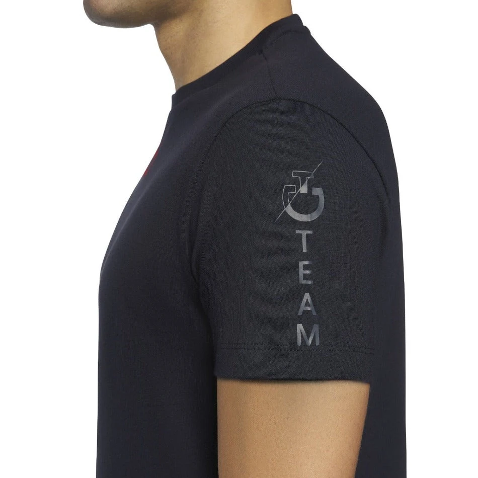 Cavalleria Toscana Men's CT Team Multi Logo T-Shirt 6 Cavalleria Toscana Men's CT Team Multi Logo T-Shirt - Image 4