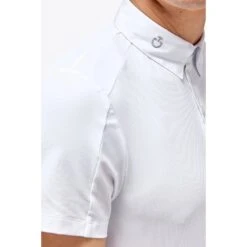 Cavalleria Toscana Men's Jersey Insert Competition Polo -King Breyer Shop cavalleria toscana mens jersey insert competition polo trailrace equestrian outfitters 3