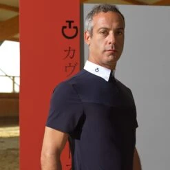 Cavalleria Toscana Mens Origami Competition Polo