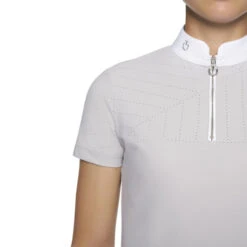 Cavalleria Toscana Perforated Sailing Jersey Comp Polo