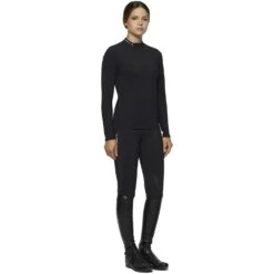 Cavalleria Toscana Tech Knit Training Polo -King Breyer Shop cavalleria toscana tech knit training polo trailrace equestrian outfitters 4