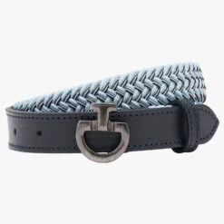 Cavalleria Toscana Youth Rayon Stretch Belt - Navy