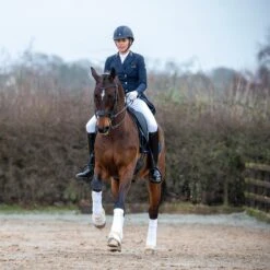 Charles Owen Ayr8 Plus - Faux Leather Finish -King Breyer Shop charles owen ayr8 plus leather look trailrace equestrian outfitters 5