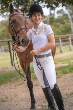 Grace Show Shirt By QJ Riding Wear 5 Grace Show Shirt By QJ Riding Wear -King Breyer Shop graceundone