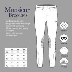 LeMieux Monsieur Men's Breeches -King Breyer Shop lemieux monsieur mens breeches southern sport horses 7